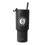 NBA Cruiser Tumbler with Flip Lid and Straw(Brooklyn Nets,30 oz)