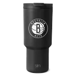 NBA Cruiser Tumbler with Flip Lid and Straw(Brooklyn Nets,30 oz)