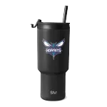 NBA Summit Water Bottle with Straw Lid - 32oz(Charlotte Hornets,30 oz)