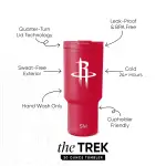 NBA Trek Tumbler with Flip Lid(Houston Rockets,30 oz)