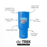 NBA Trek Tumbler with Flip Lid(Oklahoma City Thunder,30 oz)