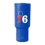 NBA Trek Tumbler with Flip Lid(Philadelphia 76ers,30 oz)