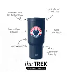 NBA Summit Water Bottle with Straw Lid - 32oz(Washington Wizards,30 oz)
