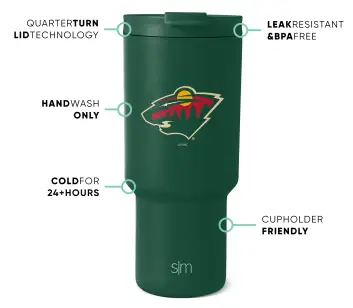NHL Trek Tumbler(Minnesota Wild,30oz)