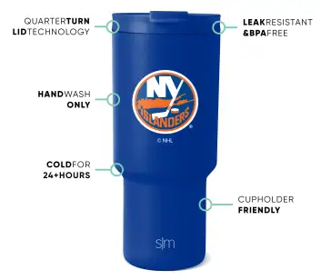 NHL Trek Tumbler(New York Islanders,30oz)
