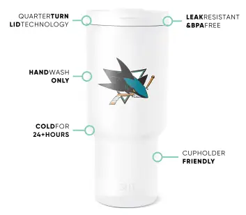 NHL Trek Tumbler(San Jose Sharks,30oz)
