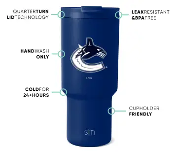 NHL Trek Tumbler(Vancouver Canucks,30oz)