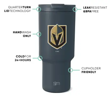 NHL Trek Tumbler(Vegas Golden Knights,30oz)