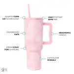 Trek Tumbler(Blush Tie Dye,40 oz)