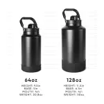 Trek Pivot Tumbler(Midnight Black,128 oz)