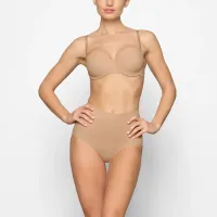 SMOOTHING INTIMATES UNLINED STRAPLESS BRA (CLAY,32,A)