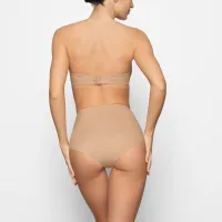 SMOOTHING INTIMATES UNLINED STRAPLESS BRA (CLAY,32,A)