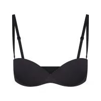 SKIMS ULTIMATE STRAPLESS PUSH-UP BRA (ONYX,30,A)