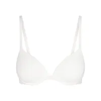 COTTON LACE PLUNGE BRA 
