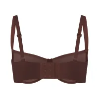 NO SHOW UNLINED BALCONETTE BRA (COCOA,32,A)