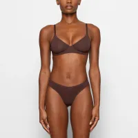 FITS EVERYBODY UNLINED DEMI BRA (COCOA,30,A)