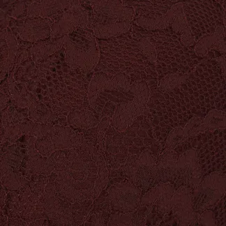 FITS EVERYBODY LACE FULL COVERAGE BRA (OXBLOOD,32,A)