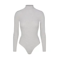 COTTON RIB TURTLENECK BODYSUIT