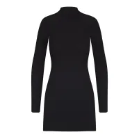SOFT LOUNGE TURTLENECK MINI DRESS