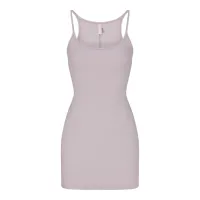 COTTON RIB MINI CAMI DRESS