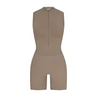 CONTOUR NYLON ZIP FRONT ONESIE