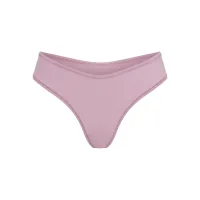 COTTON JERSEY DIPPED THONG