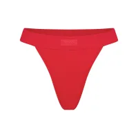 COTTON RIB THONG